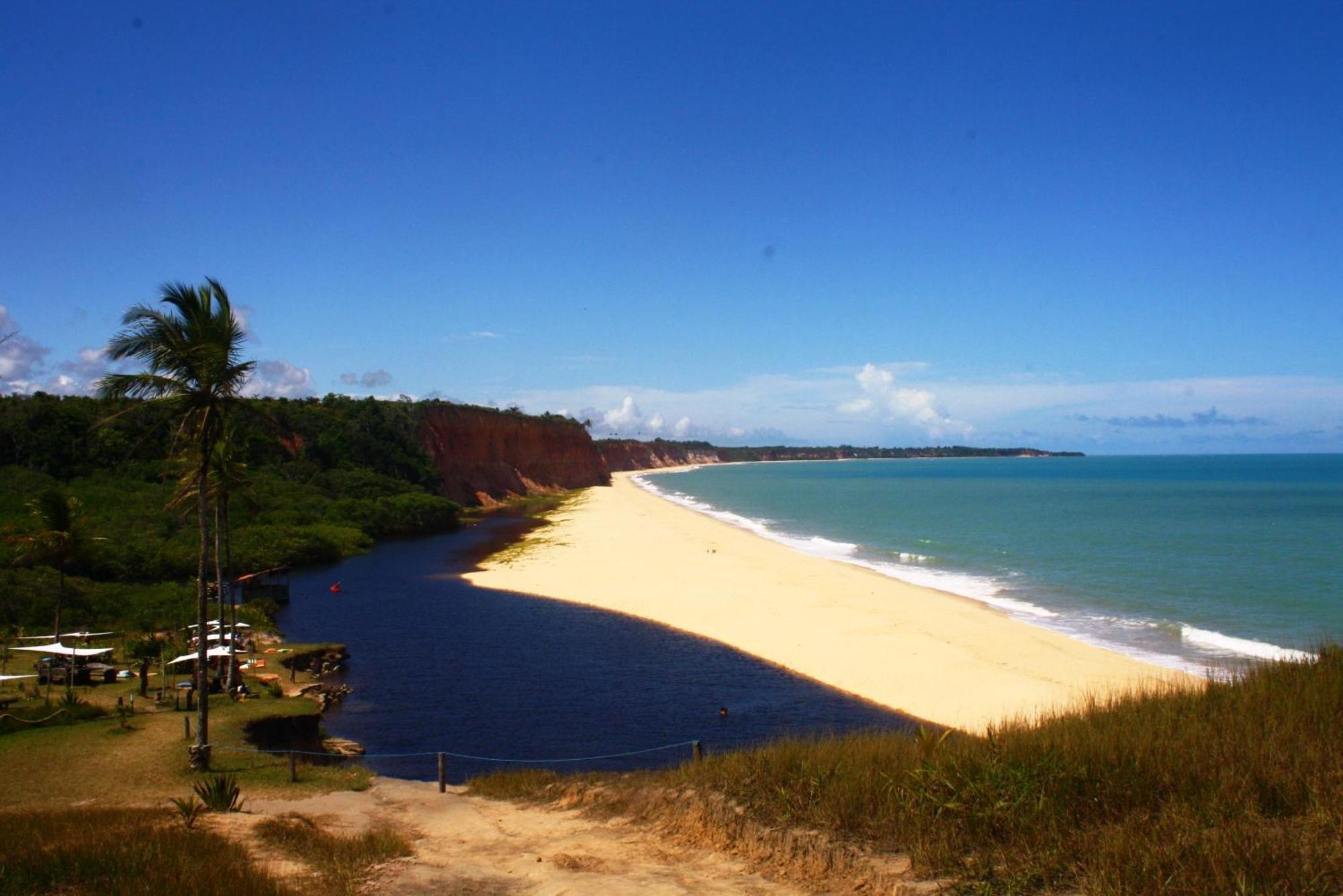 Pousada Areia Preta Cumuruxatiba Kültér fotó